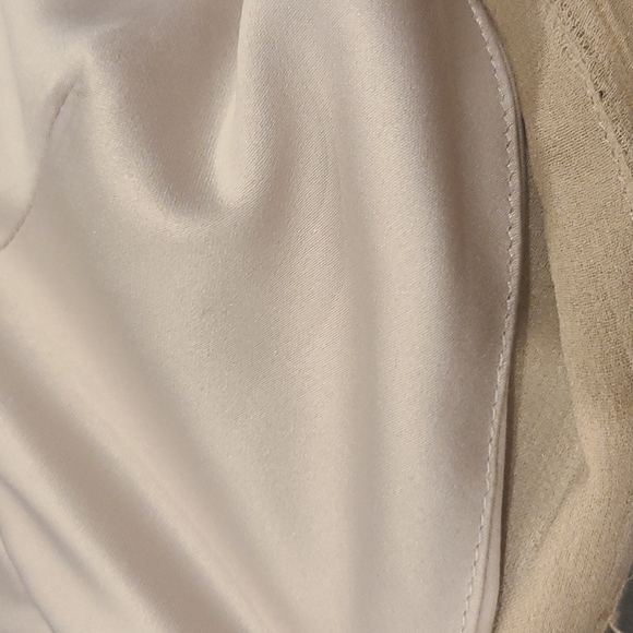 Zara silk blend lace sleeveless gown / dress - Picture 9 of 10